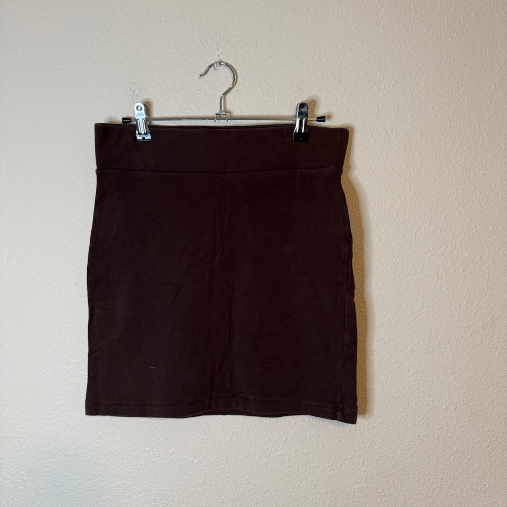 Forever 21 Dark Brown Pencil Skirt